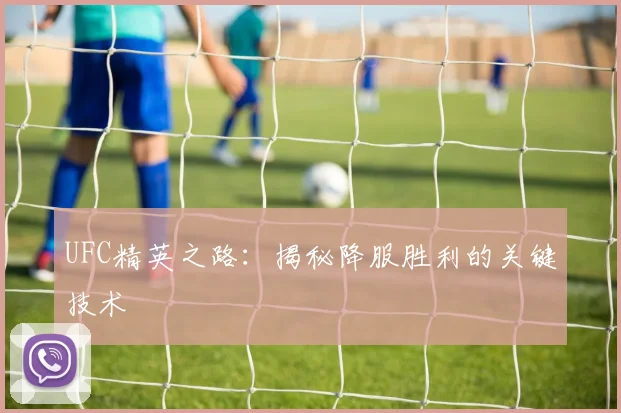 UFC精英之路：揭秘降服胜利的关键技术