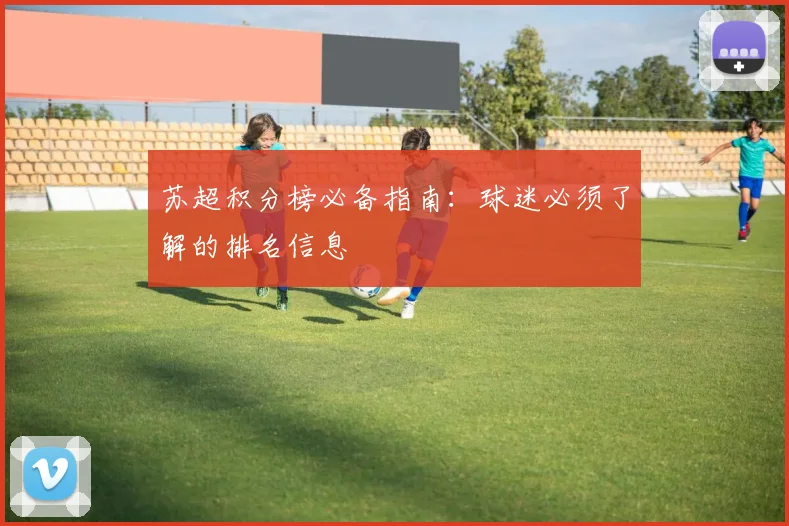 苏超积分榜必备指南：球迷必须了解的排名信息